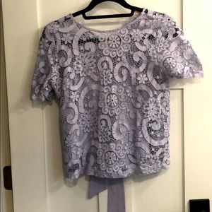 Lace lavender top